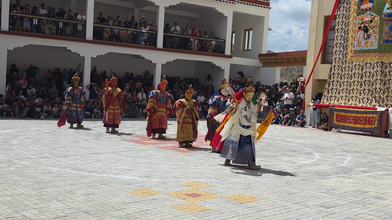 2-Day Phyang Monastic festival 'Phyang Tsedup' commences with religious fervour in Leh
