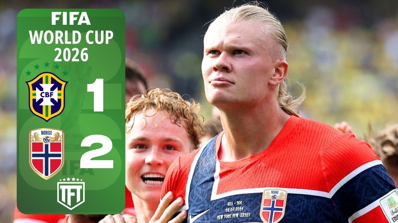 Haaland DUMPS Brazil OUT! Brazil 1-2 Norway 2026 World Cup Highlights