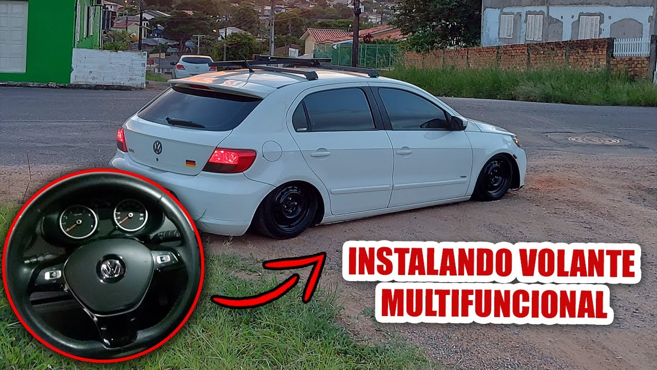 TÔ DE VOLTA & INSTALANDO VOLANTE DO G7 NO GOL G5  *GOL.G5WHITE*