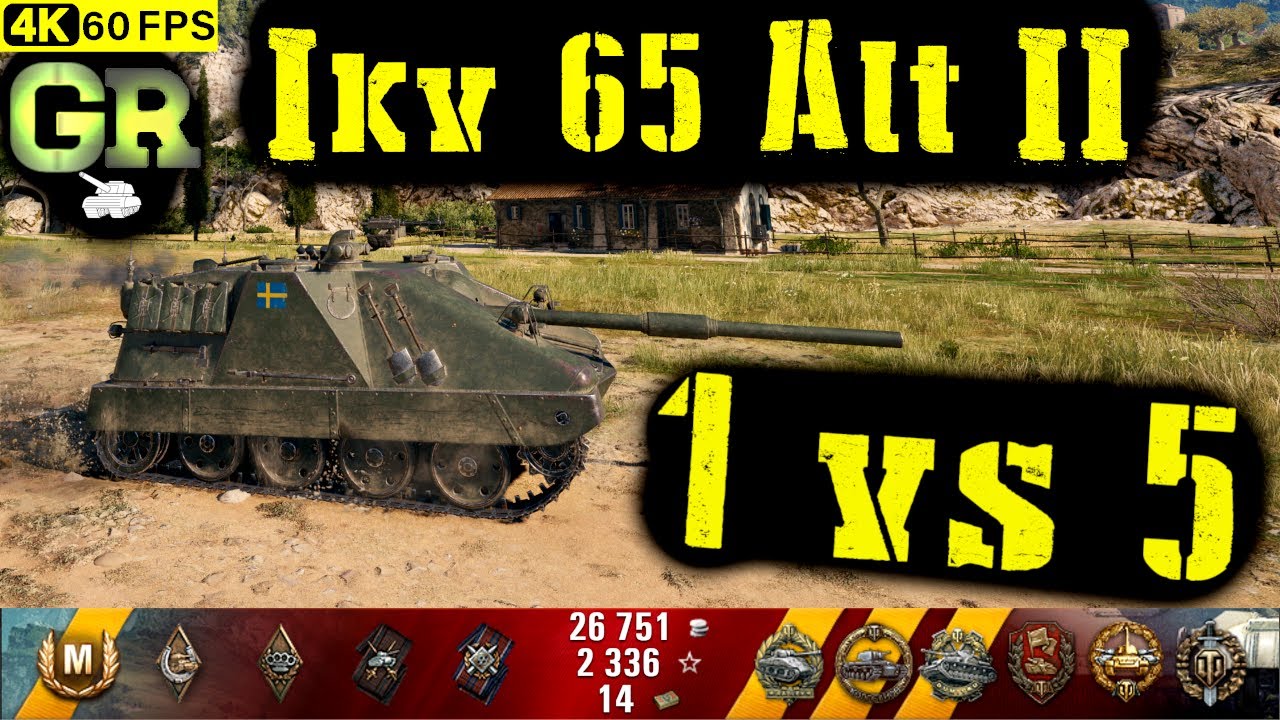 World of Tanks Ikv 65 Alt II Replay - 8 Kills 2.2K DMG(Patch 1.4.0)