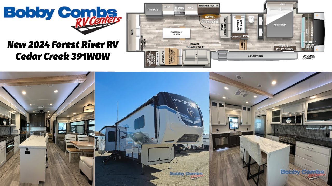 New 2024 Forest River RV Cedar Creek 391WOW! Luxury Living on the road! #rvliving #luxuryliving
