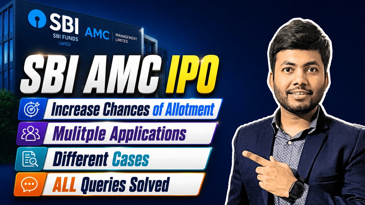 SBI AMC IPO | Increase Chances of Allotment | Multiple Application | how to Apply