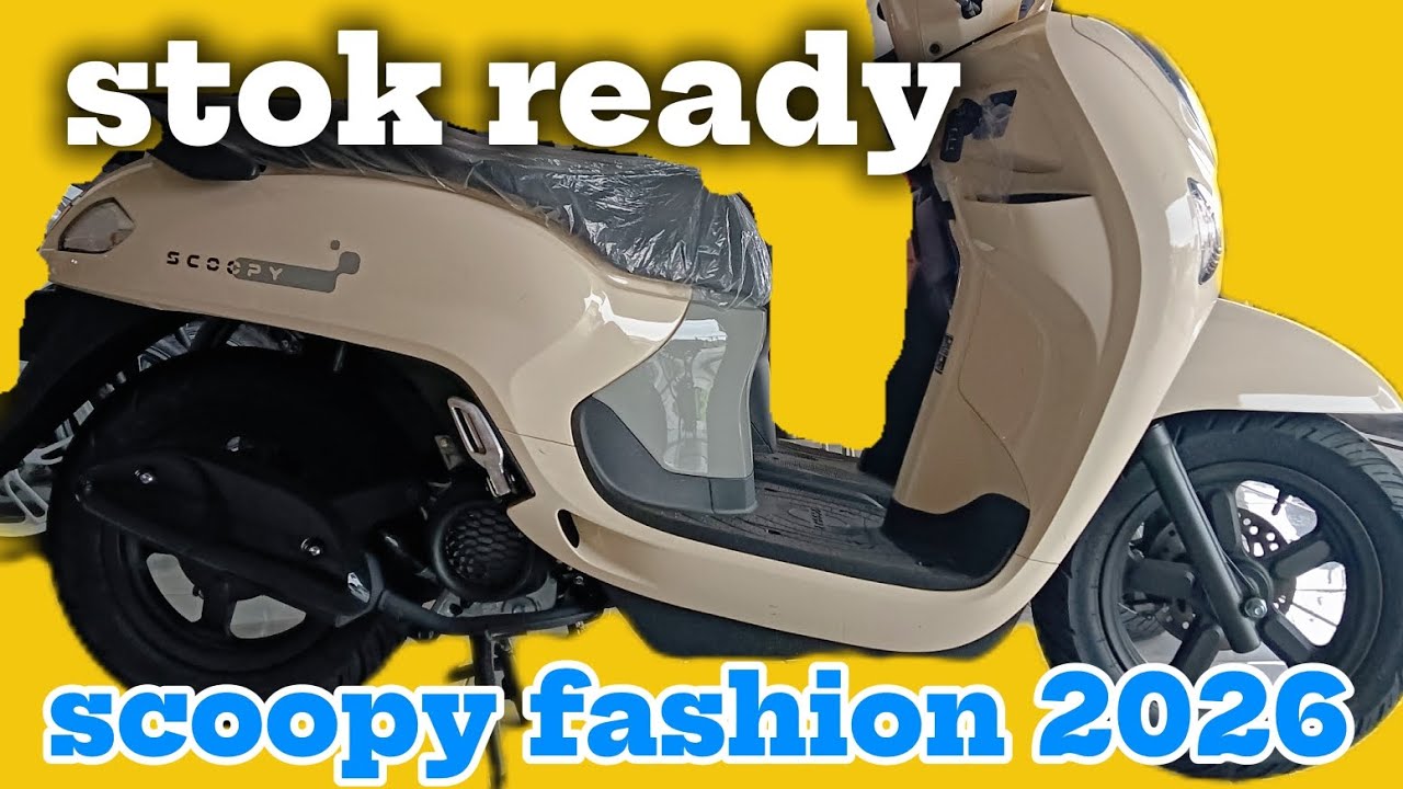 STOK READY 💥 SCOOPY FASHION TERBARU 2026💥 WARNA CREAM 