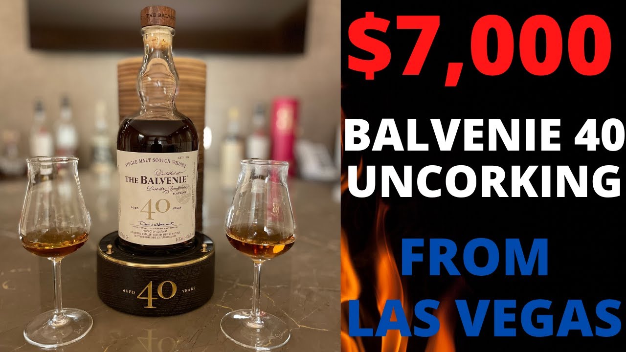 BALVENIE 40 RARE MARRIAGES UNCORKING