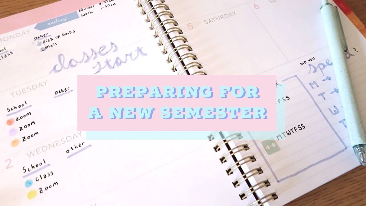 Preparing for Online College Classes (new semester prep, organizing, planning, & more)