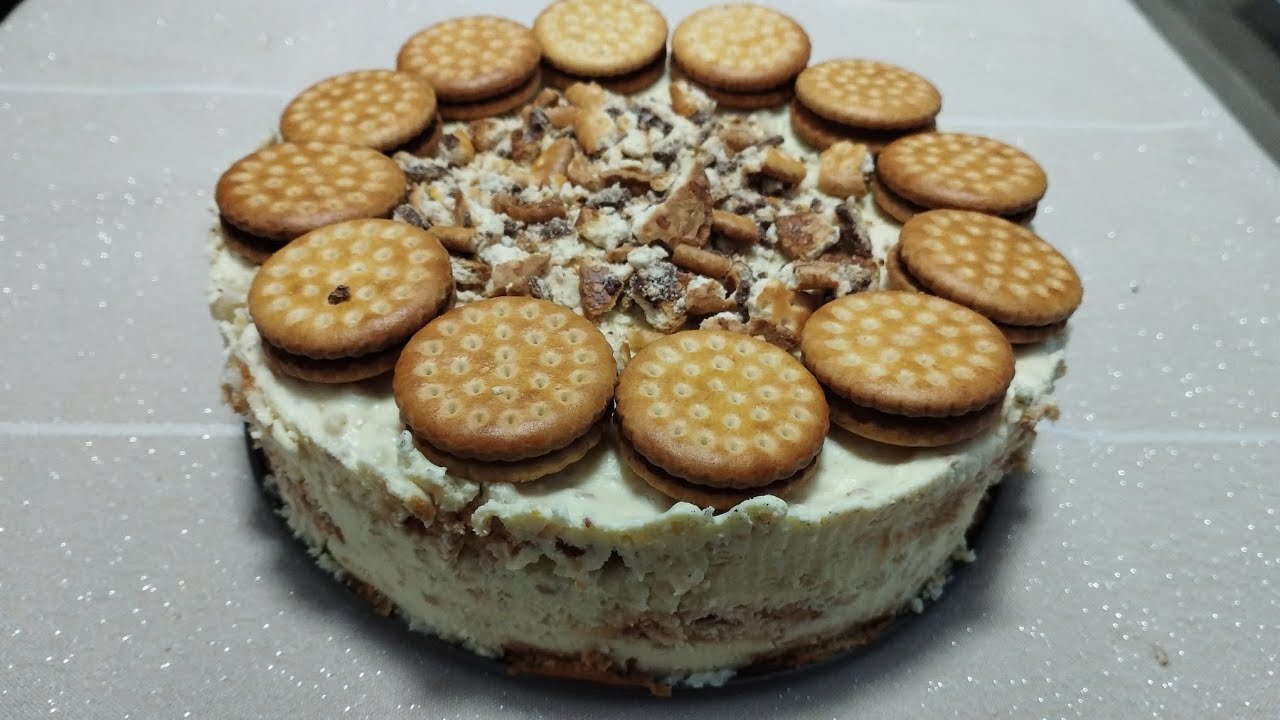 Tarta de galletas príncipe y chocolate blanco. Espectacular!!!!