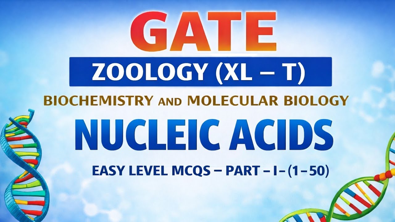 NUCLEIC ACIDS  EASY MCQS  PART   I