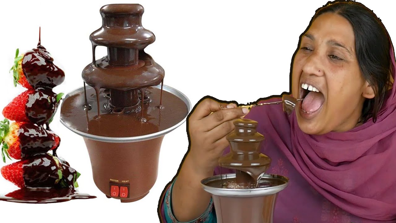 Tribal Women Discovering Chocolate Fondue Will Make You Grin