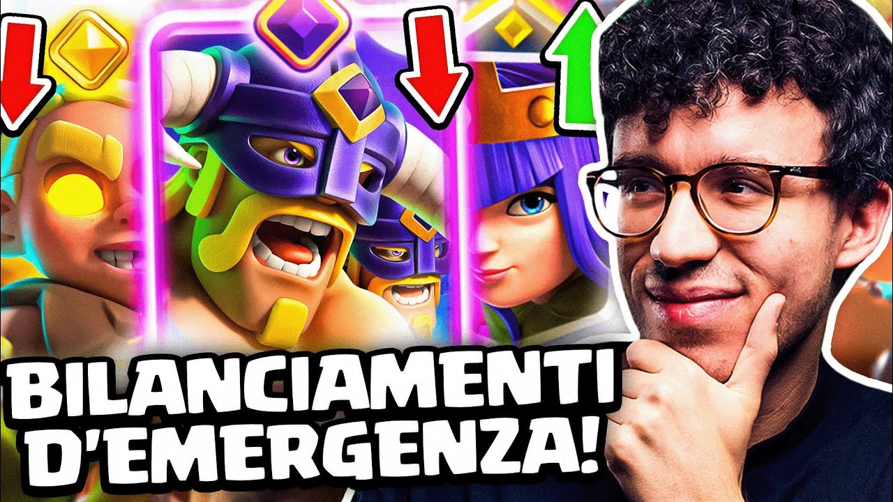 NERF D'EMERGENZA PER SCELTI,BERSERKER E  TANTO ALTRO... - CLASH ROYALE ITA