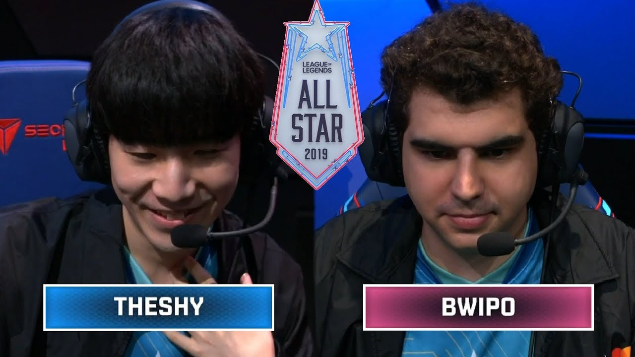 【2019全明星賽】1v1單挑賽 半決賽 TheShy vs Bwipo (Bo3)