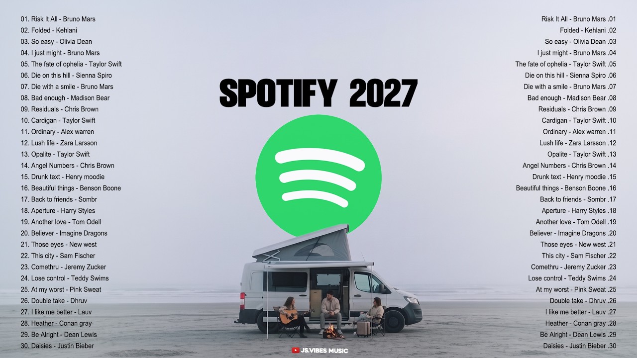 🟢Best 50 Trending Music Spotify 2027 ||🔥Top Hits English Songs Playlist -- The Latest Road Trip 2027