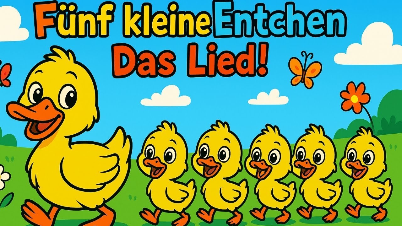 Fünf kleine Entchen 🐣 | Die süßeste Enten-Geschichte mit Musik & Abenteuer für Kinder