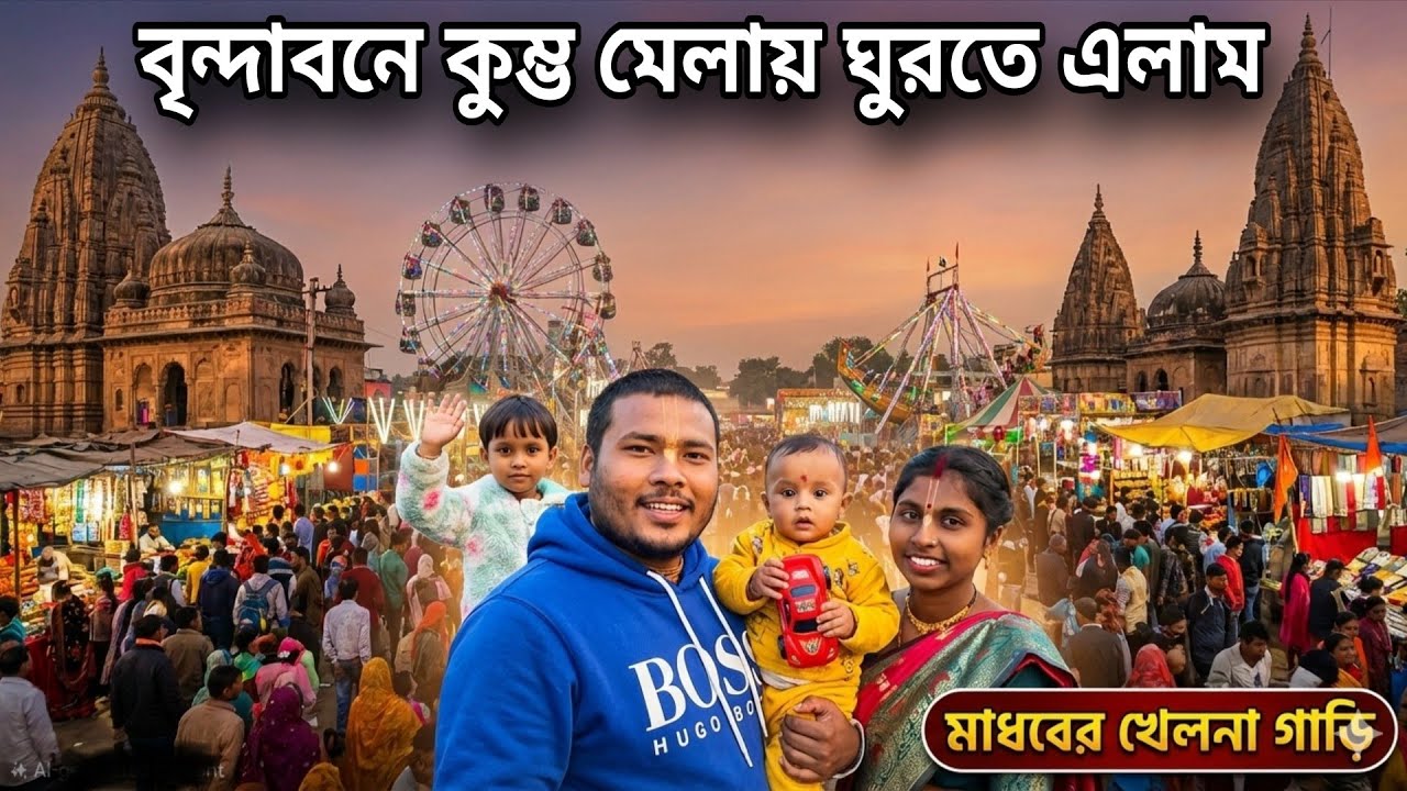 বৃন্দাবনে আমরা মেলায় ঘুরতে এলাম আজকের দর্শন || Vrindavan Dham 