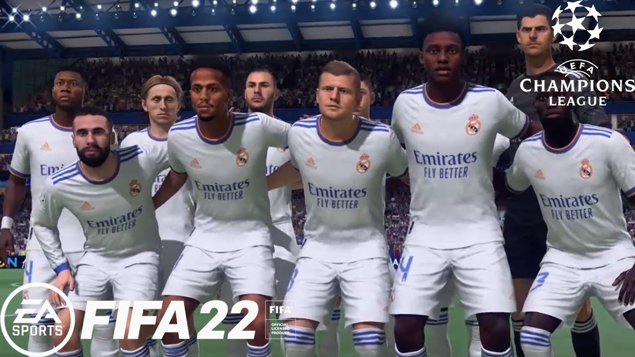 Fifa 22 Chelsea vs Real Madrid Ps4 Fat - Champions League Quarter Final 2nd leg, No Commentary