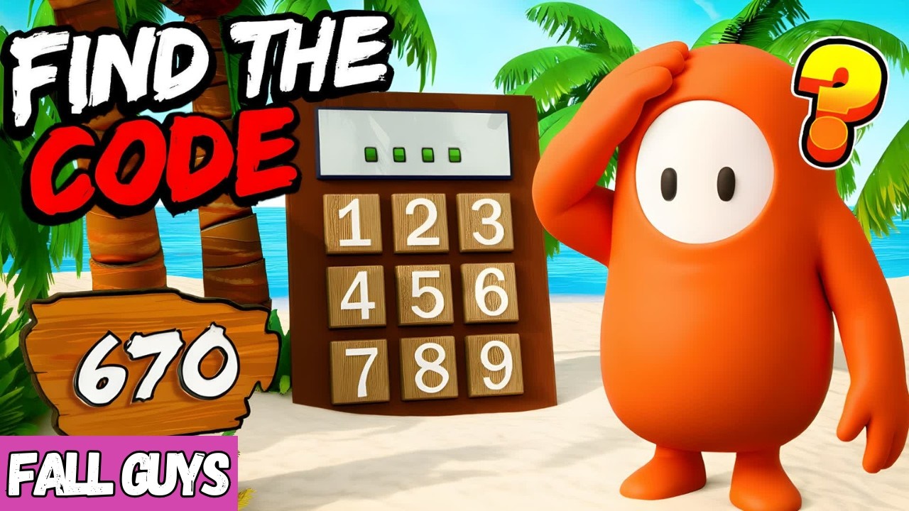 FIND THE CODE FALL GUYS FORTNITE CREATIVE (TUTORIAL)