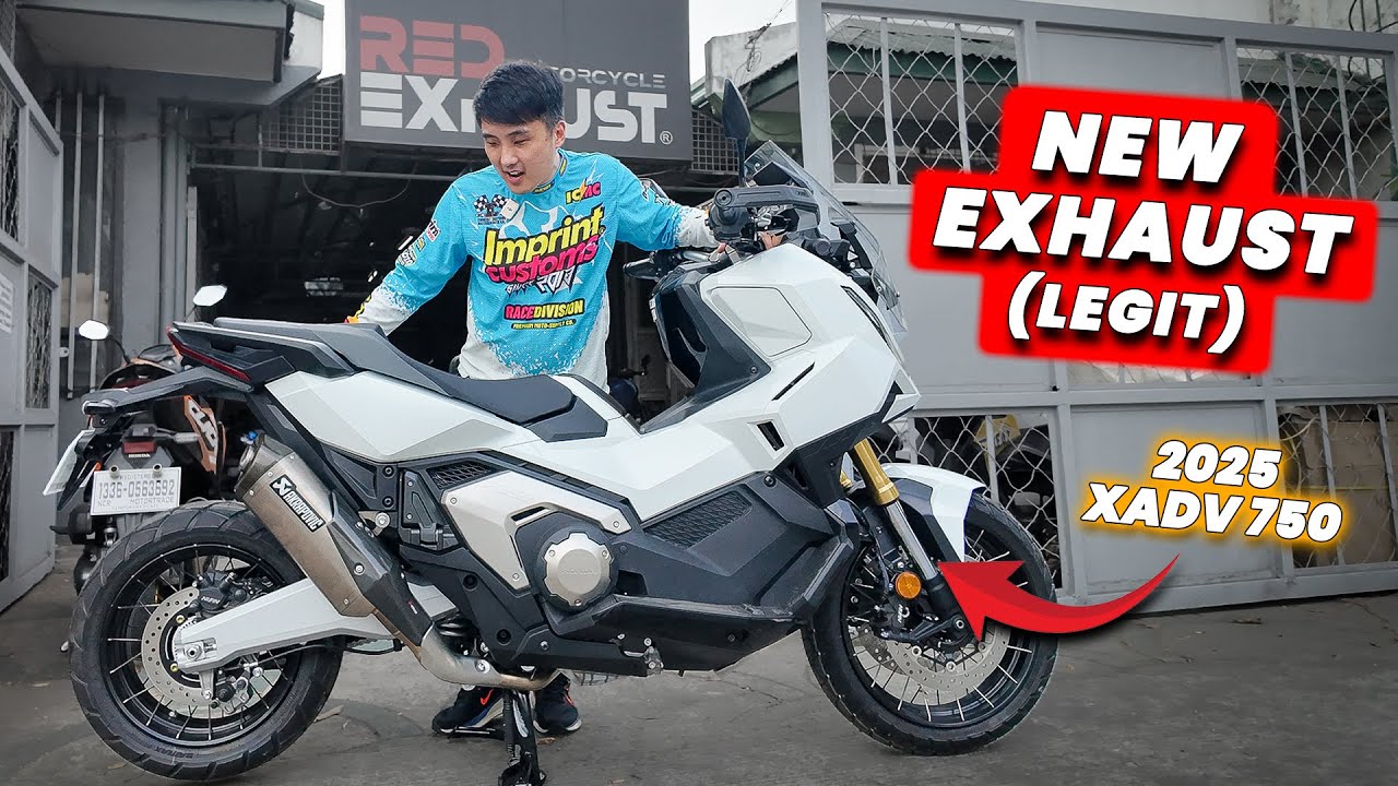 New Exhaust 2025 Honda XADV750 | Akrapovic exhaust