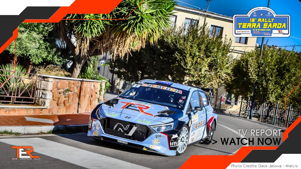 TER - Tour European Rally 2025 Round 5 - Rally  Terra Sarda - TV Report 4K