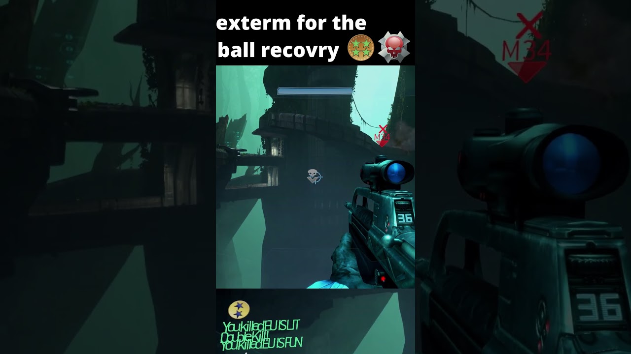 exterm to recover ball on Guardian (Halo 3 - MCC)
