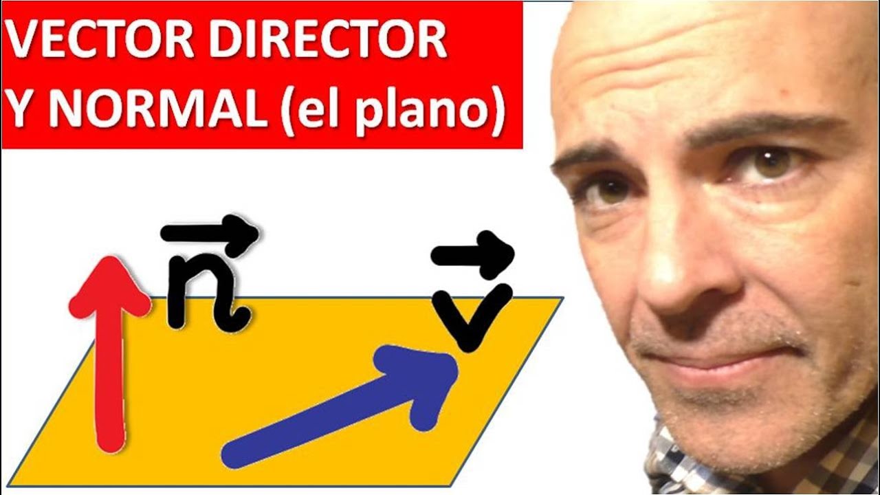 VECTOR DIRECTOR Y VECTOR NORMAL DE UN PLANO