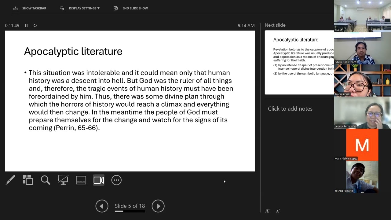 REV Lesson 03 What is Apocalyptic Literature