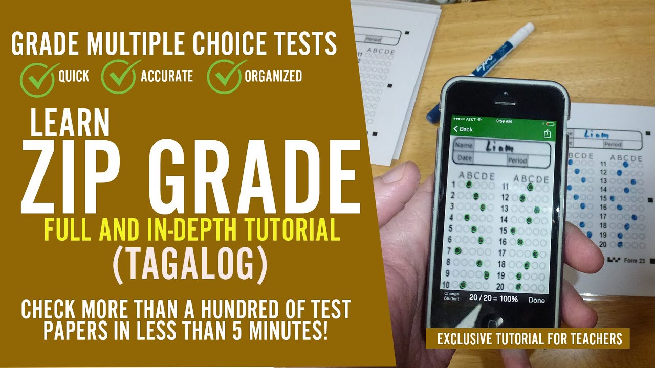 Checking Test Papers Made Easy using Zip Grade | FULL TUTORIAL IN TAGALOG