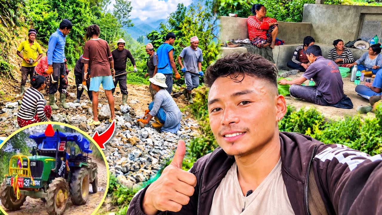 Job Opportunities Alongside Development in Our Village | The Joy of Working Together@Binamvlog