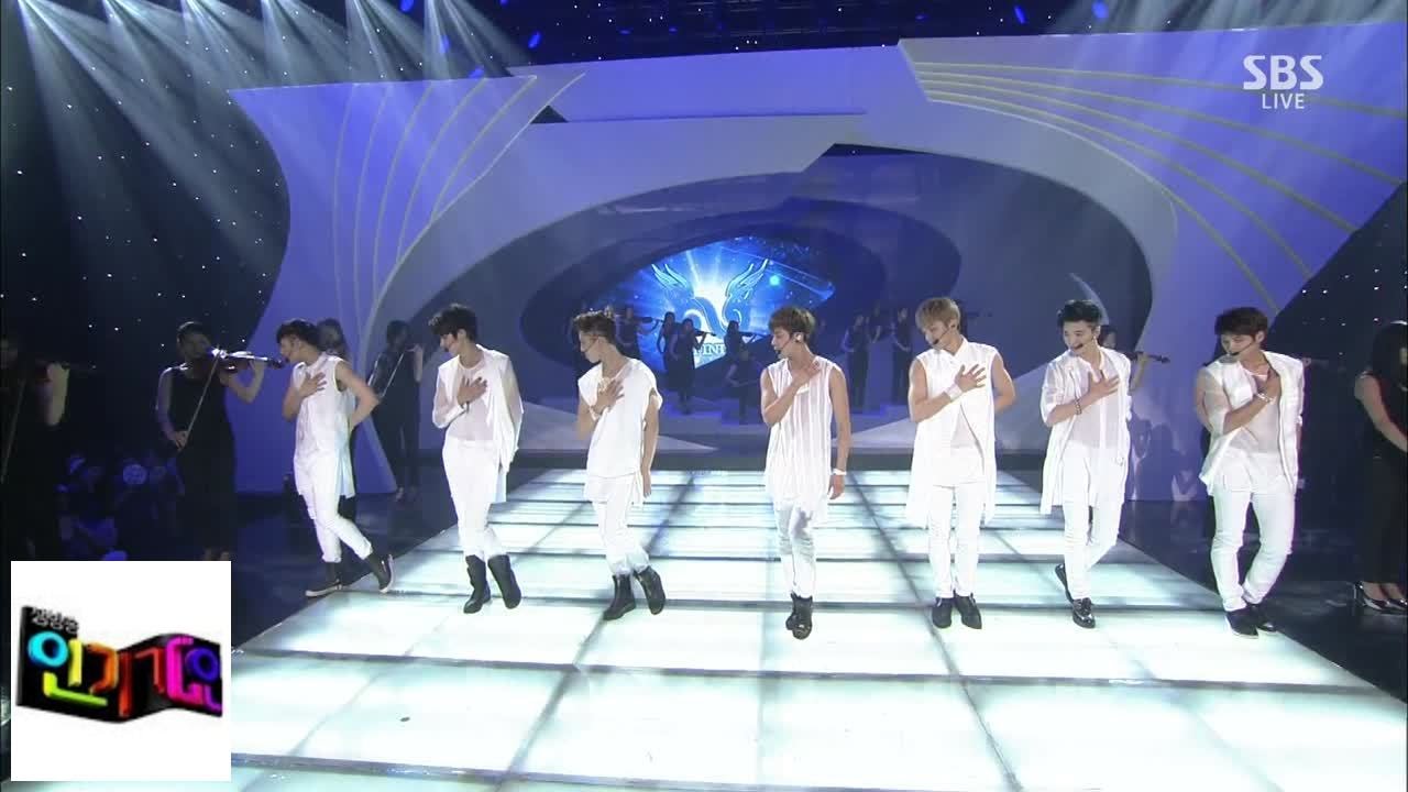 Бесконечный, грустный эмоциональный этап @ популярный Inkigayo 140803