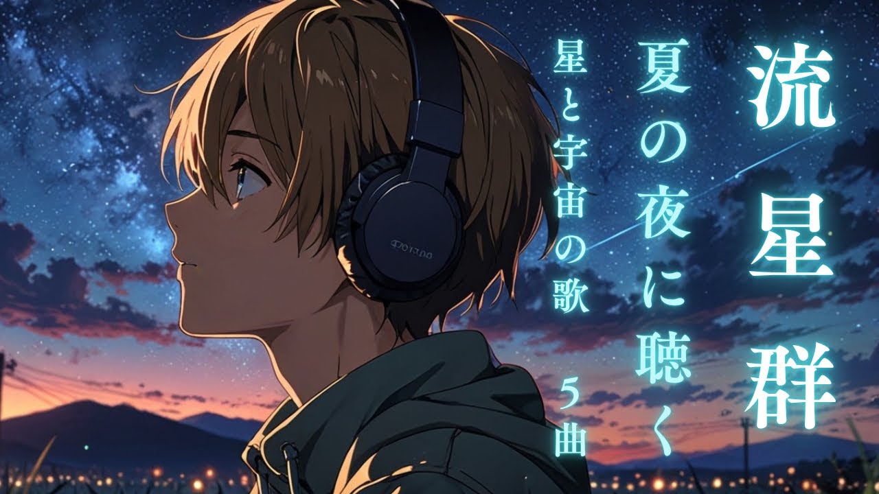 流星群 | 夏の夜に聴くBGM〜星と宇宙がテーマの歌集5選〜