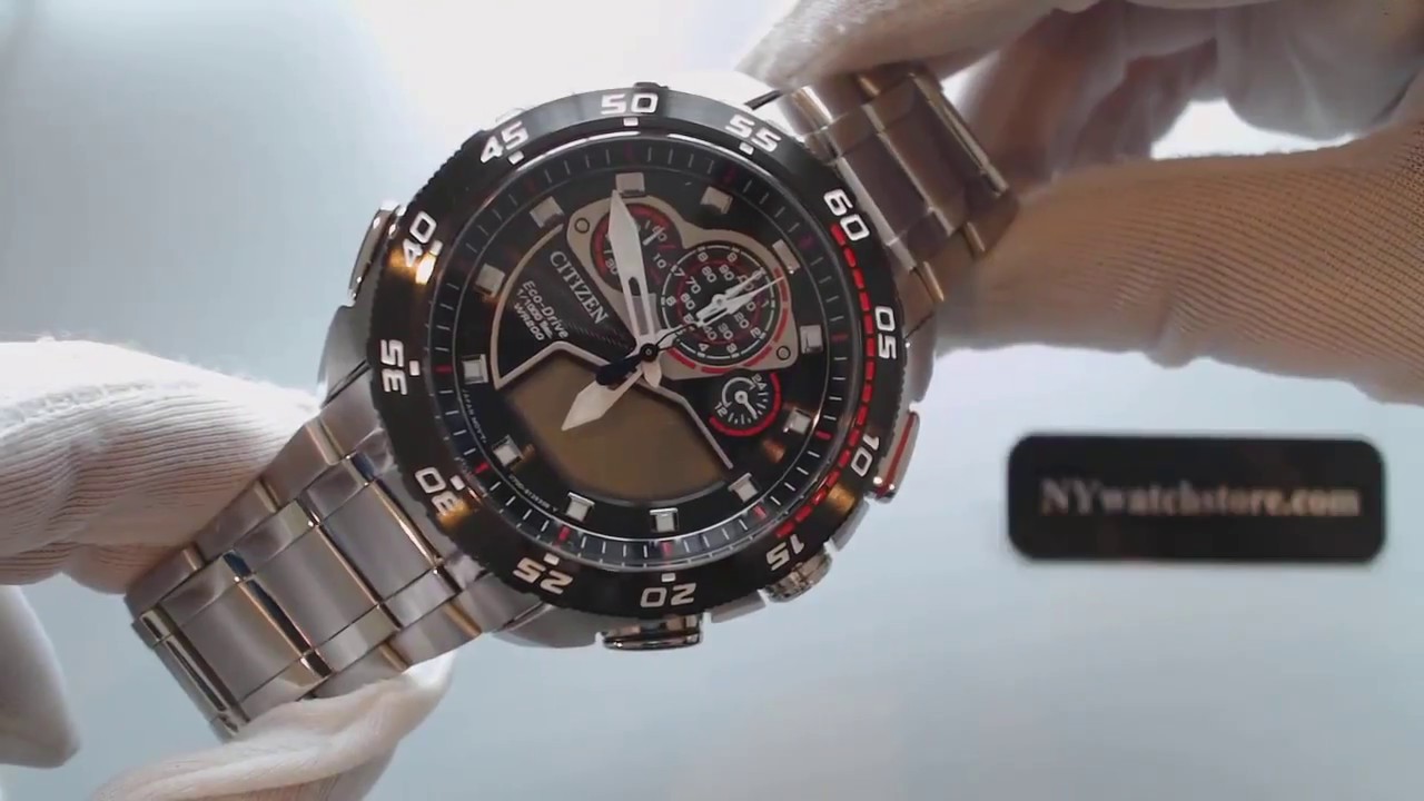 Citizen Eco Drive Promaster Super Sport Chrono Watch JW0111 55E
