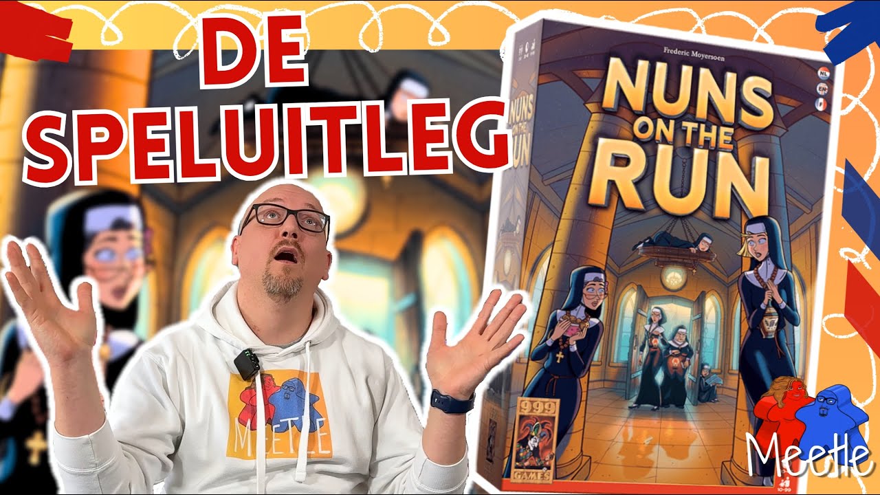 Hoe speel je NUNS ON THE RUN ? De Speluitleg en review in het Nederlands