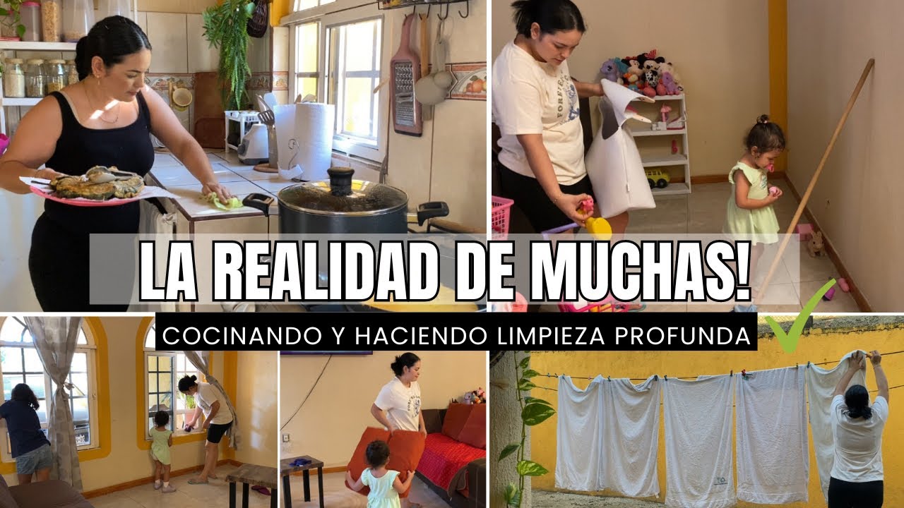 LIMPIEZA y LAVADO☀️, Preprando chiles Rellenos👌🏻|Mi hija se me fue varios días fuera de casa😵‍💫