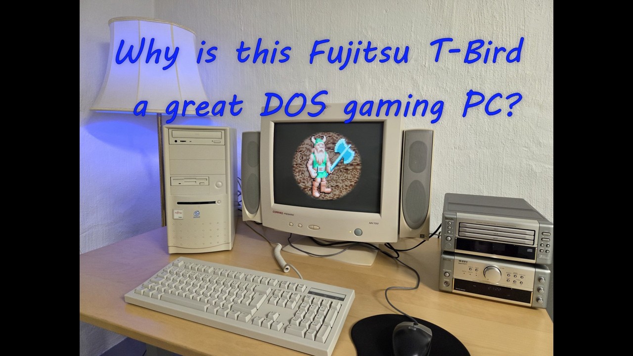Fujitsu T-bird and Dos-games