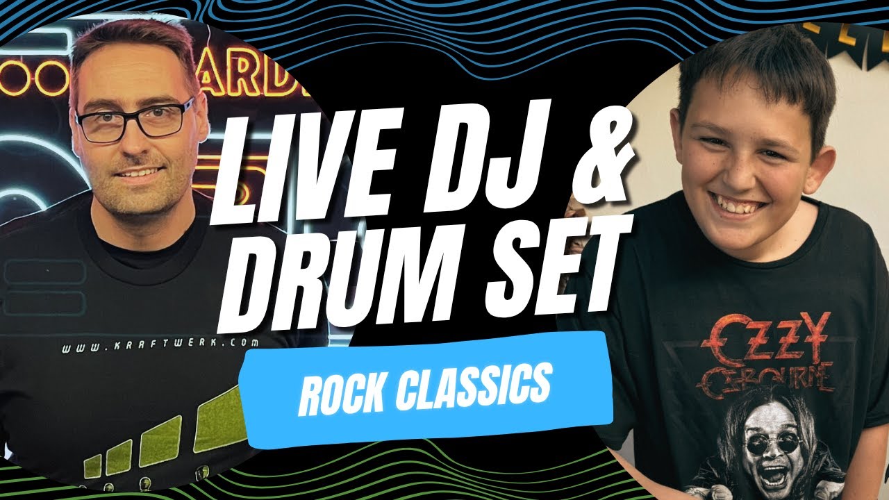 Live DJ & Drum Set – Rock Classics Reimagined