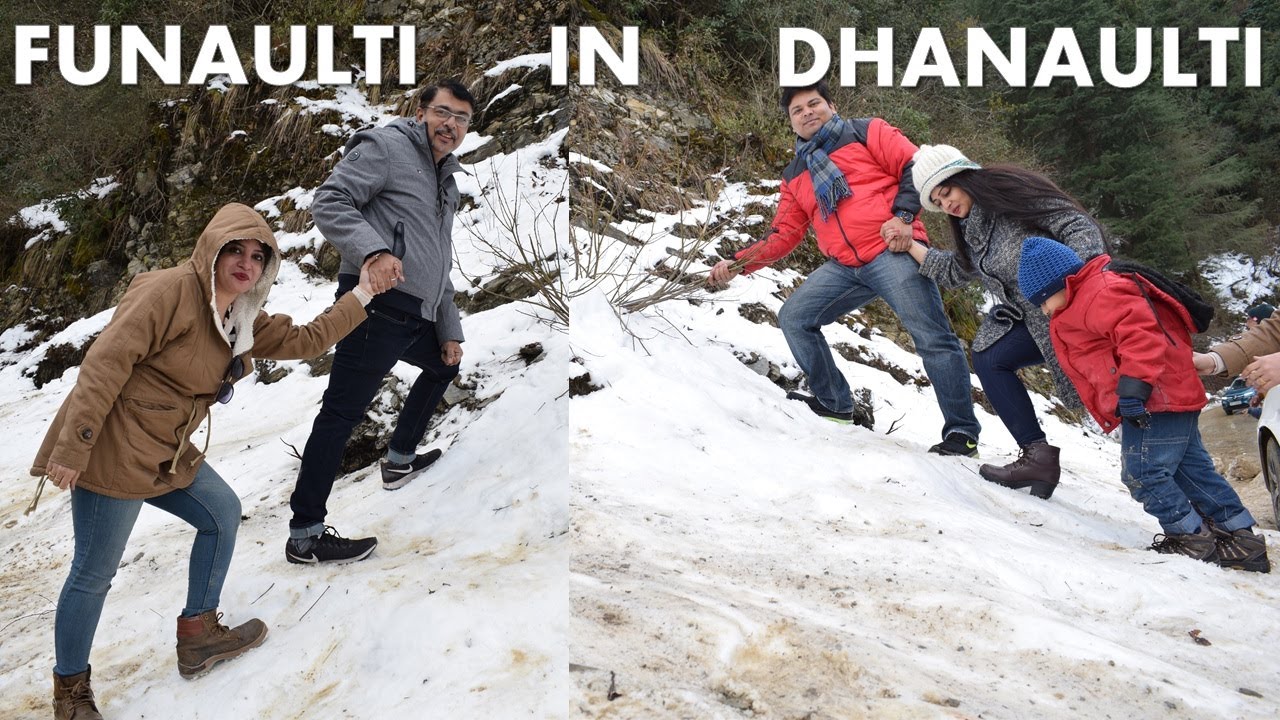 Funaulti in Dhanaulti | Snowfall in Dhanaulti | Sharma ji ka Birthday | Super Vlogger Saurabh