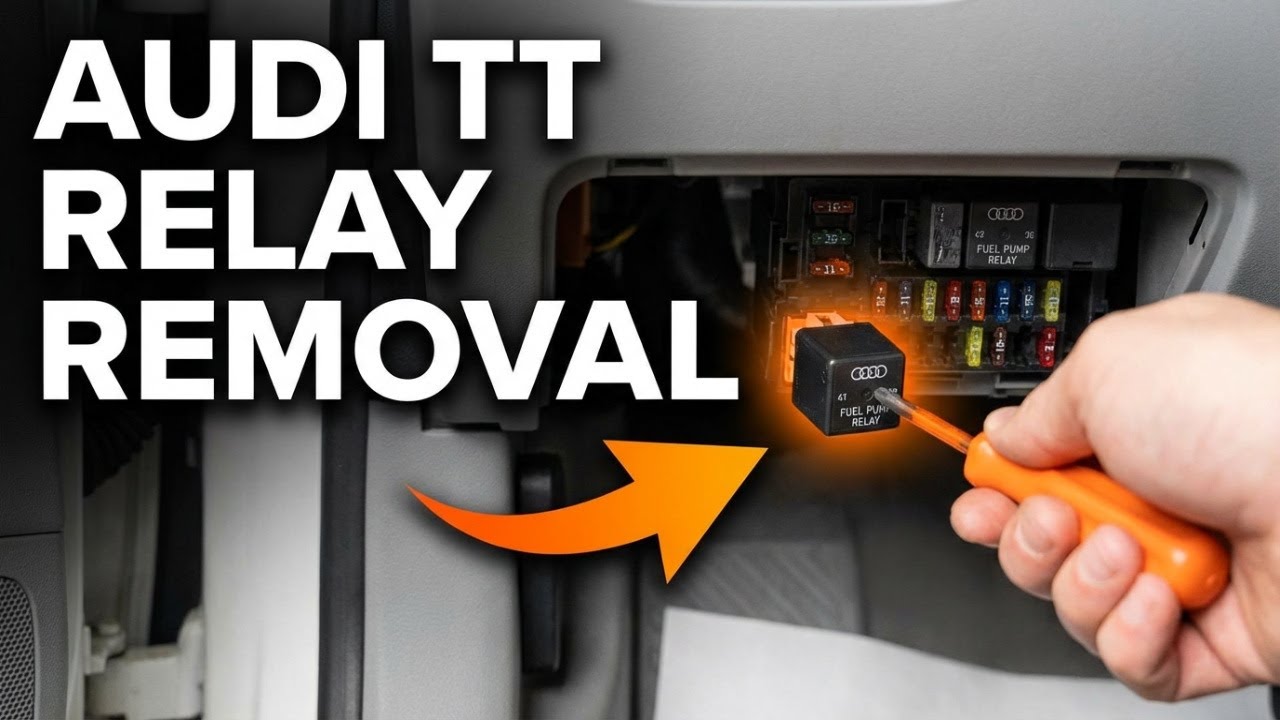 How to remove Audi tt Fuel Pump Relay / Fuel Pump Relay Location
