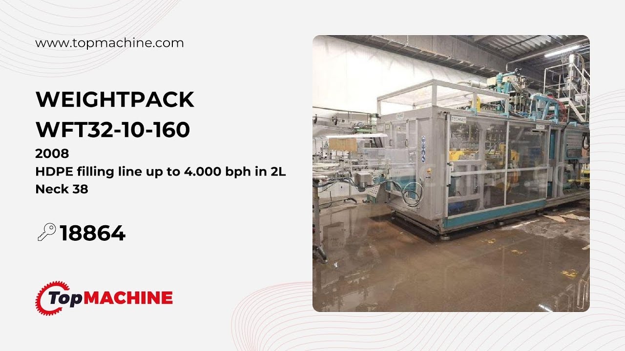 WEIGHTPACK WFT32-10-160 Non-Carbonated filling machine used