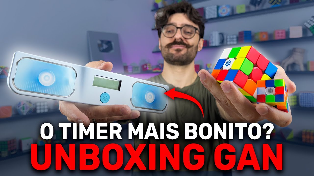 Unboxing GAN: Cubo 356 Me V2, Timer e Chaveiro de Aniversário 🔥