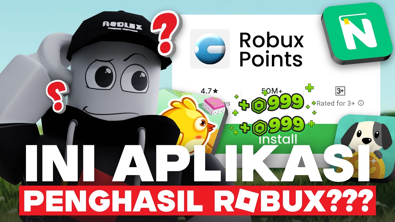 VIRAL APLIKASI PENGHASIL ROBUX??? MARI KITA COBA!!!