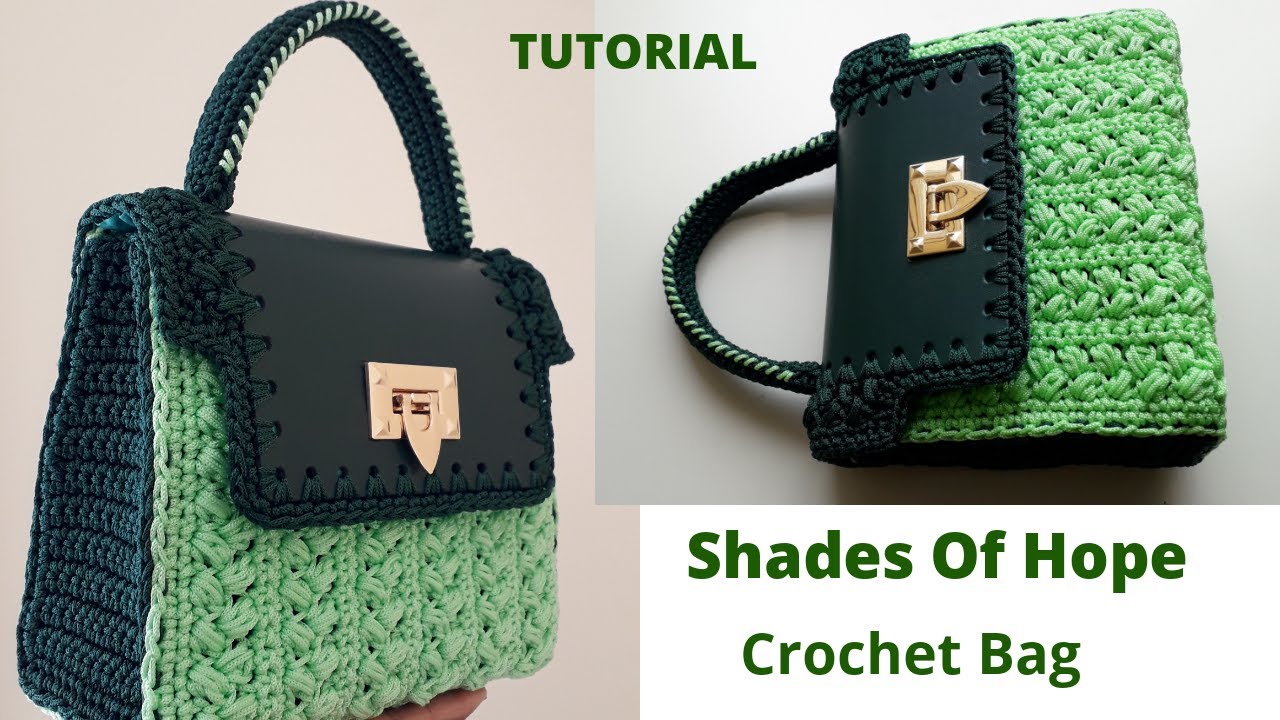 Crochet Bag Tutorial : Shades of Hope // Borsa Uncinetto // Oby Ebiokoro