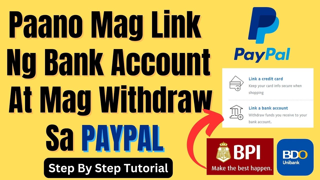 Paypal Link To Your Bank Account - Paano Gawin At Mag Withdraw Papunta Sa Bank