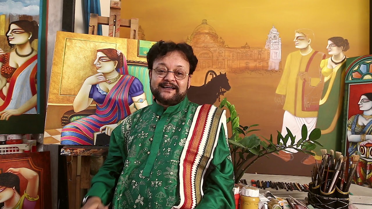 Art Talk | Gautam Mukherjee Painting | Contemporary Artist | Acrylic Painting | Indian Art