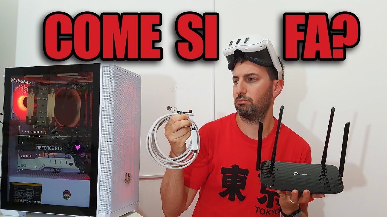 Come si collega il QUEST 3 al PC? Quest Link, Air Link e Virtual Desktop (anche Quest 3S/Quest 2)