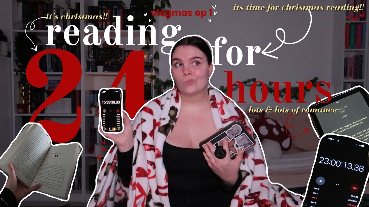 ЧТЕНИЕ НА 24 ЧАСА || vlogmas ep.1