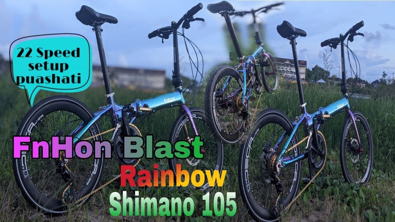 #fnhon Blast Rainbow Oil Slick |Shimano 105 R7000