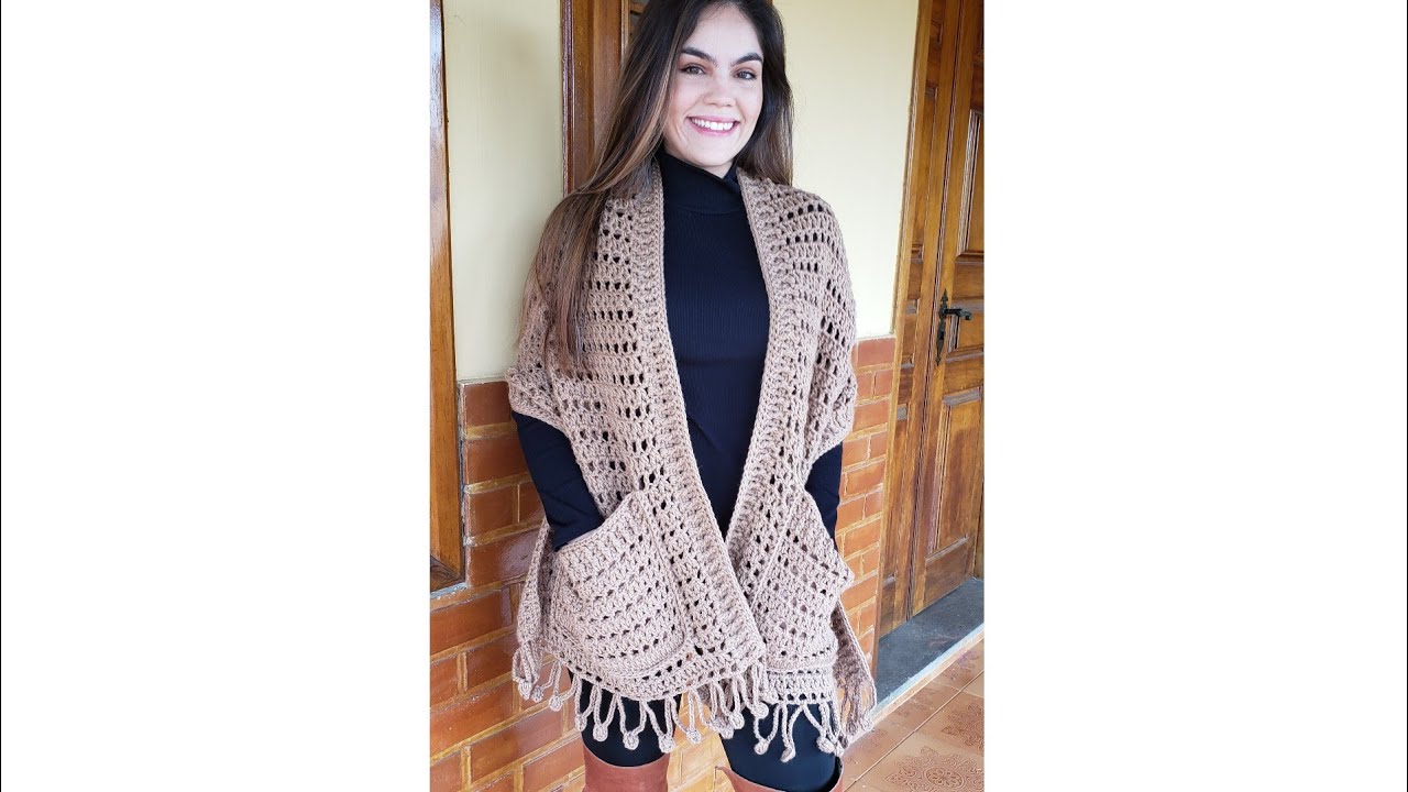 CACHECOL COM BOLSO DENISE DESTRO