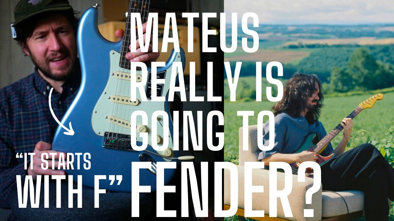So Mateus Asato REALLY IS Switching to Fender?!
