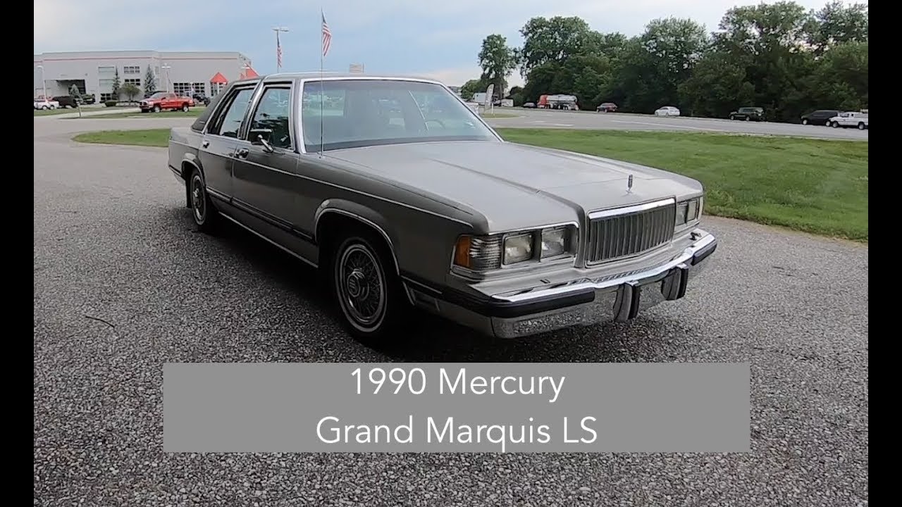 Mercury Grand Marquis LS 1990 года | Видеообзор | Подробный обзор