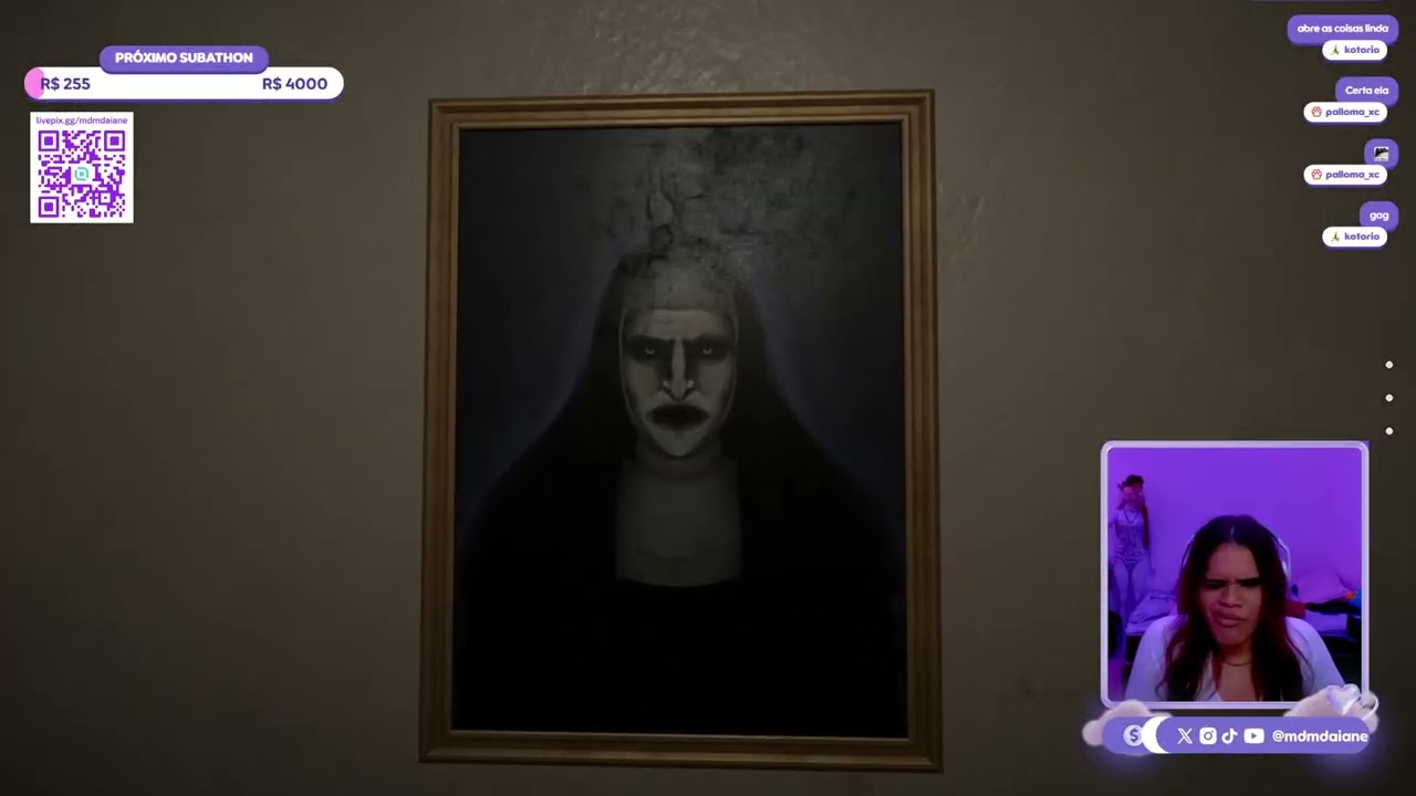 mdmDaiane jogando BLASFEMIA (jogo de terror BRASILEIRO)