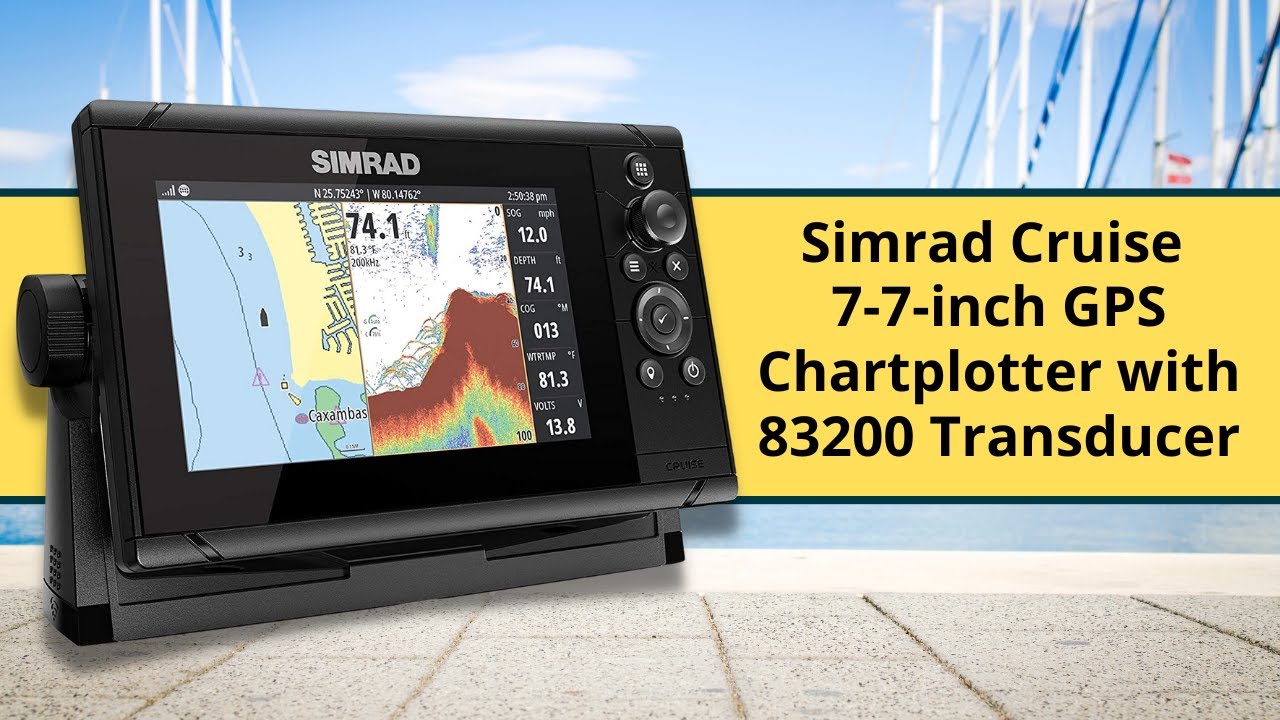 Simrad Cruise 7 inch GPS Chartplotter with 83200 Transducer