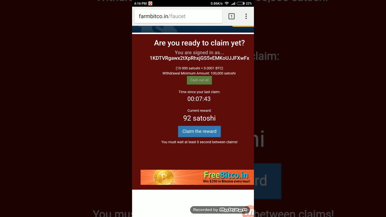 Earn unlimited satoshi in every second..!!!